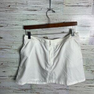 Lands' End Women's White Swim Skirt size 8